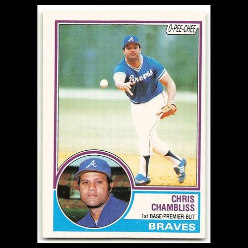 Chris Chambliss #11 1983 O-Pee-Chee Atlanta Braves Baseball Card MLB NM