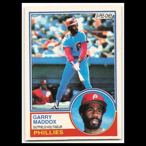 Garry Maddox #41 1983 O-Pee-Chee Philadelphia Phillies Baseball Card MLB NM