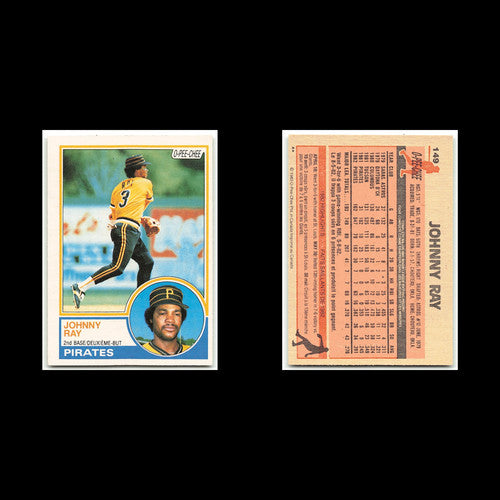 Johnny Ray #149 1983 O-Pee-Chee Pittsburgh Pirates Baseball Card MLB NM