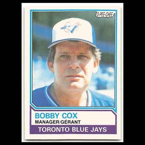 Bobby Cox #34 1983 O-Pee-Chee Toronto Blue Jays Baseball Card MLB NM