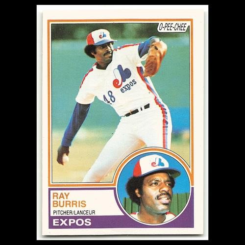Ray Burris #12 1983 O-Pee-Chee Montreal Expos Baseball Card MLB NM