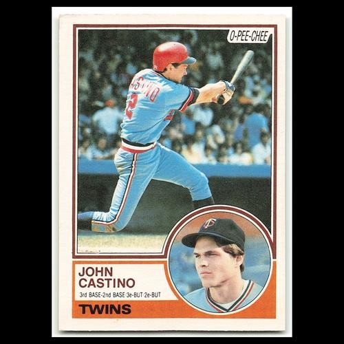 John Castino #93 1983 O-Pee-Chee Minnesota Twins Baseball Card MLB NM