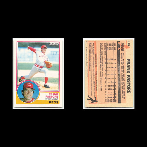 Frank Pastore #119 1983 O-Pee-Chee Cincinnati Reds Baseball Card MLB NM