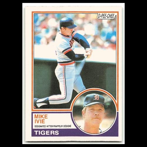 Mike Ivie #117 1983 O-Pee-Chee Detroit Tigers Baseball Card MLB NM