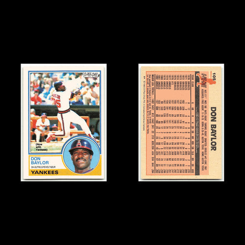 Don Baylor #105 1983 O-Pee-Chee New York Yankees Baseball Card MLB NM
