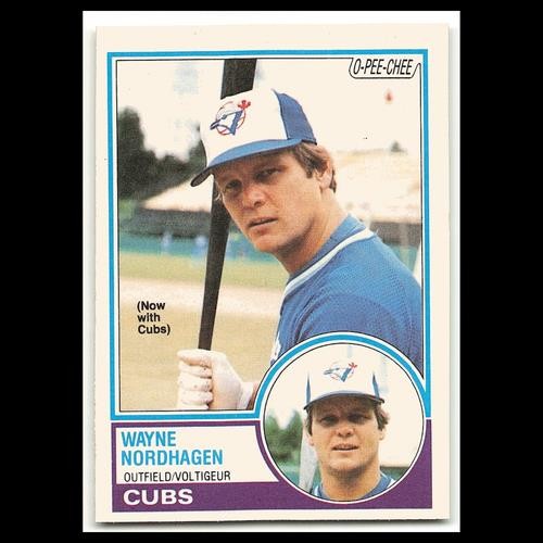 Wayne Nordhagen #47 1983 O-Pee-Chee Chicago Cubs Baseball Card MLB NM
