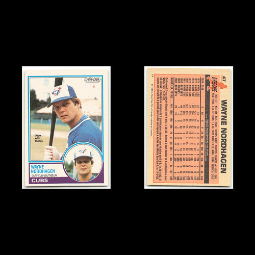 Wayne Nordhagen #47 1983 O-Pee-Chee Chicago Cubs Baseball Card MLB NM