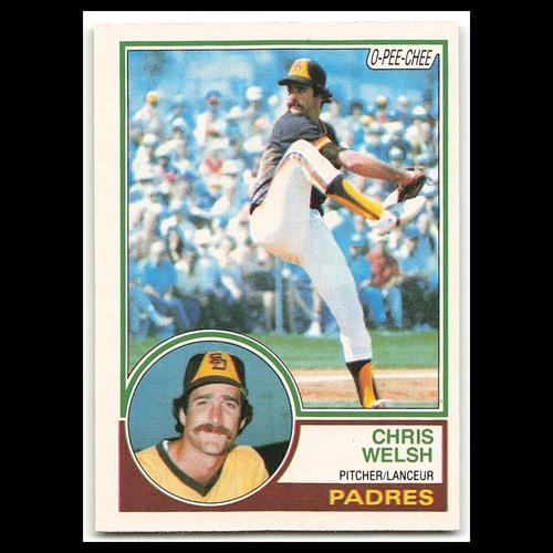 Chris Welsh #118 1983 O-Pee-Chee San Diego Padres Baseball Card MLB NM