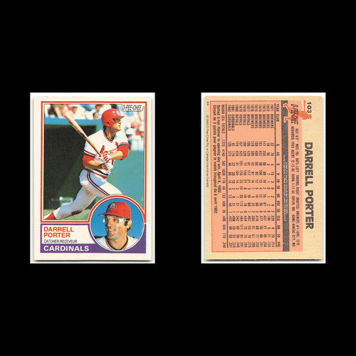 Darrell Porter #103 1983 O-Pee-Chee St. Louis Cardinals Baseball Card MLB NM