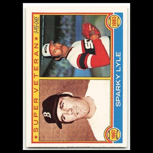 Sparky Lyle #92 1983 O-Pee-Chee Boston Red Sox/Chicago White Sox Baseball Card