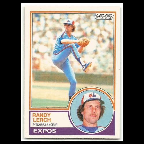 Randy Lerch #22 1983 O-Pee-Chee Montreal Expos Baseball Card MLB NM