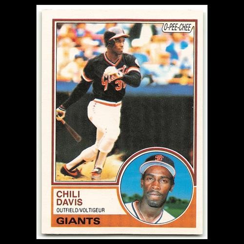 Chili Davis #115 1983 O-Pee-Chee San Francisco Giants Baseball Card MLB NM