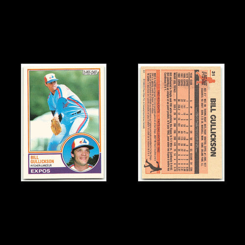 Bill Gullickson #31 1983 O-Pee-Chee Montreal Expos Baseball Card MLB NM