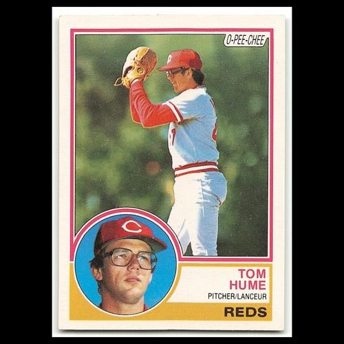 Tom Hume #86 1983 O-Pee-Chee Cincinnati Reds Baseball Card MLB NM