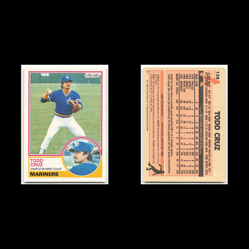 Todd Cruz #132 1983 O-Pee-Chee Seattle Mariners Baseball Card MLB NM