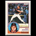 Rick Manning #147 1983 O-Pee-Chee Cleveland Indians Baseball Card MLB NM
