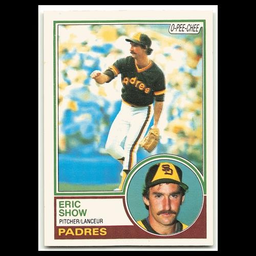 Eric Show Rookie #68 1983 O-Pee-Chee San Diego Padres Baseball Card MLB NM
