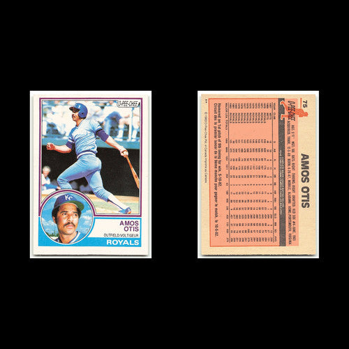 Amos Otis #75 1983 O-Pee-Chee Kansas City Royals Baseball Card MLB NM