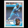 Willie Wilson #16 1983 O-Pee-Chee Kansas City Royals Baseball Card MLB NM