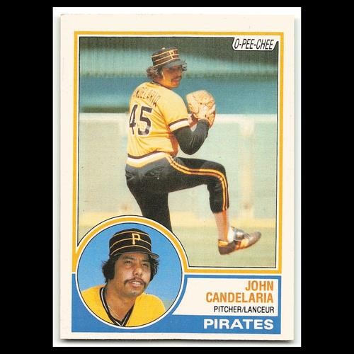 John Candelaria #127 1983 O-Pee-Chee Pittsburgh Pirates Baseball Card MLB NM