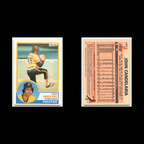 John Candelaria #127 1983 O-Pee-Chee Pittsburgh Pirates Baseball Card MLB NM