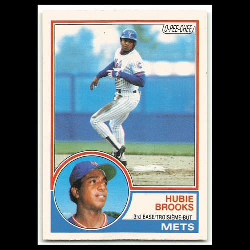 Hubie Brooks #134 1983 O-Pee-Chee New York Mets Baseball Card MLB NM