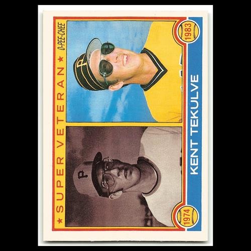 Kent Tekulve #18 1983 O-Pee-Chee Pittsburgh Pirates Baseball Card MLB NM
