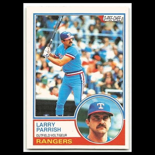 Larry Parrish #2 1983 O-Pee-Chee Texas Rangers Baseball Card MLB NM