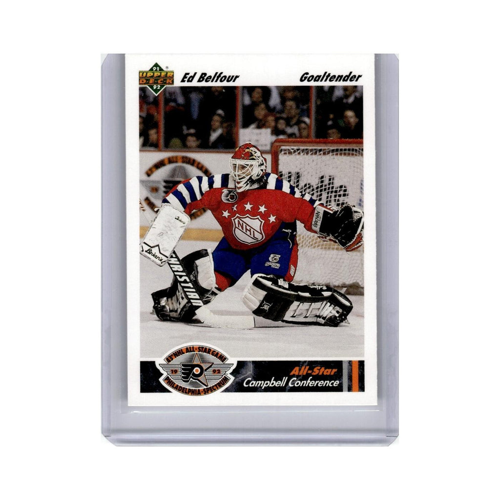 Ed Belfour 1991 Upper Deck #625 Chicago Blackhawks Hockey Card NM