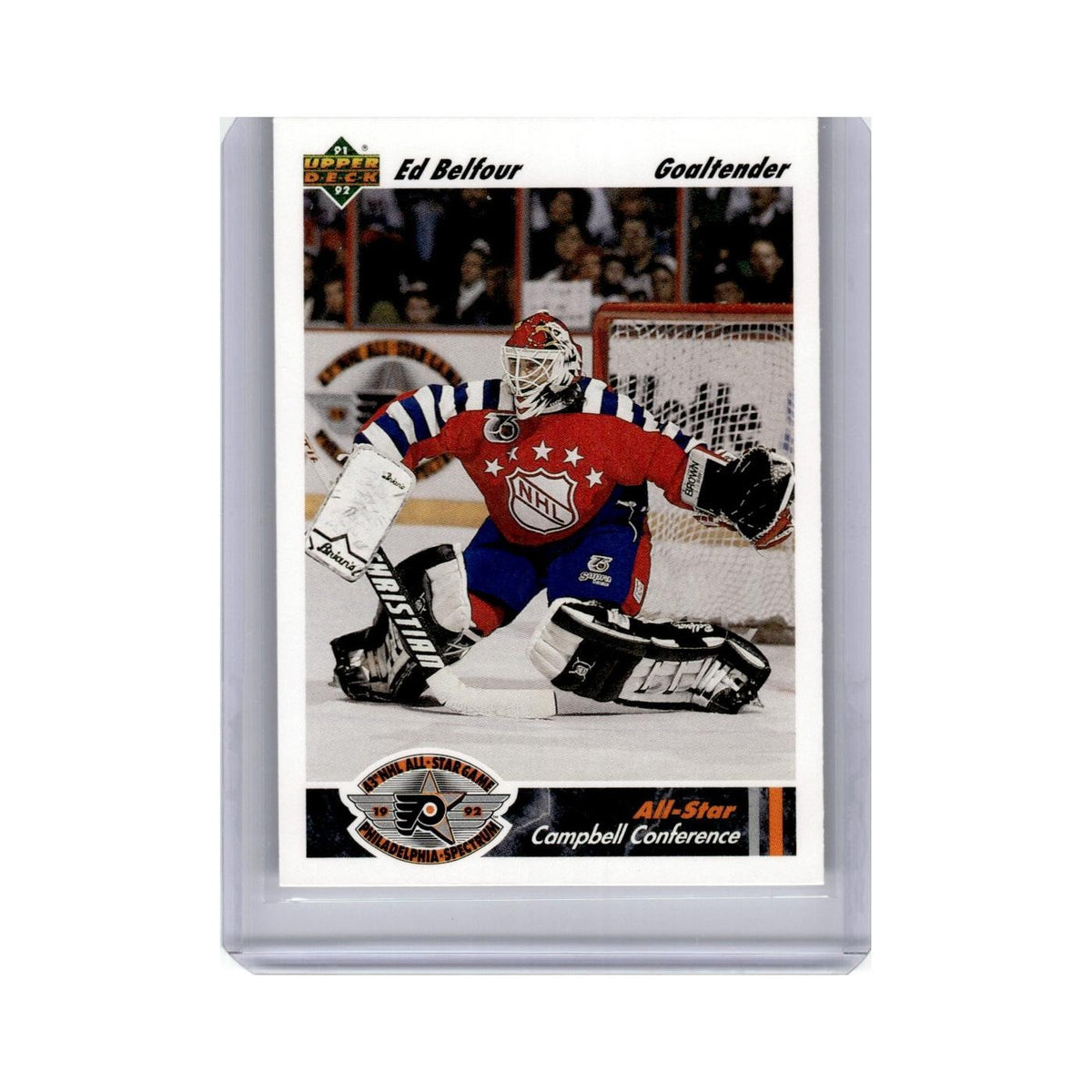 Ed Belfour 1991 Upper Deck #625 Chicago Blackhawks Hockey Card NM