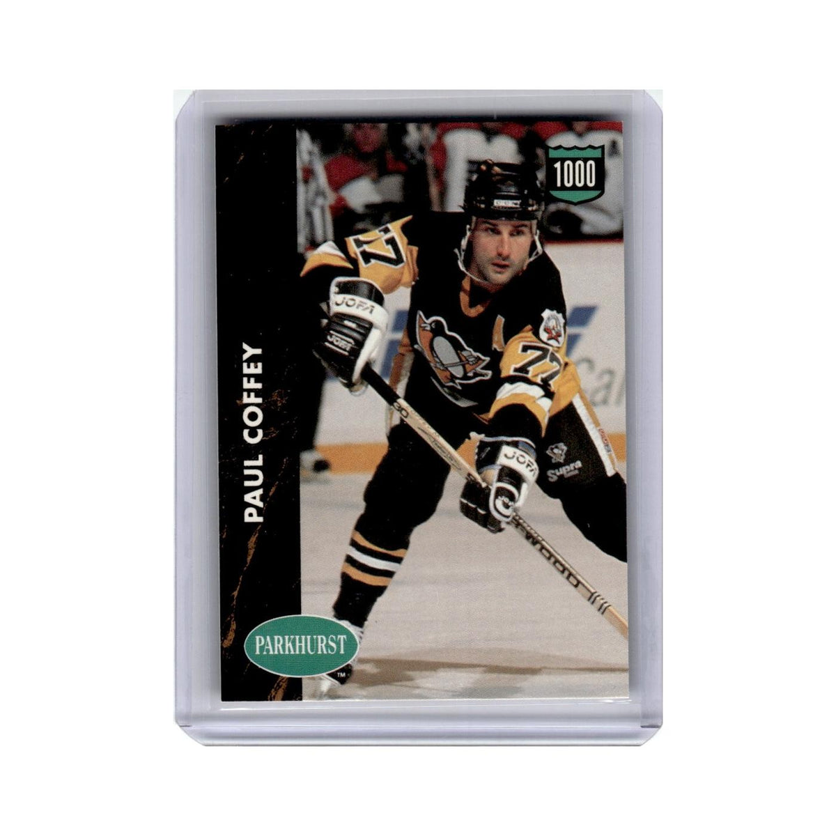 Paul Coffey 1991 Parkhurst #212 Pittsburgh Penguins Hockey Card NM