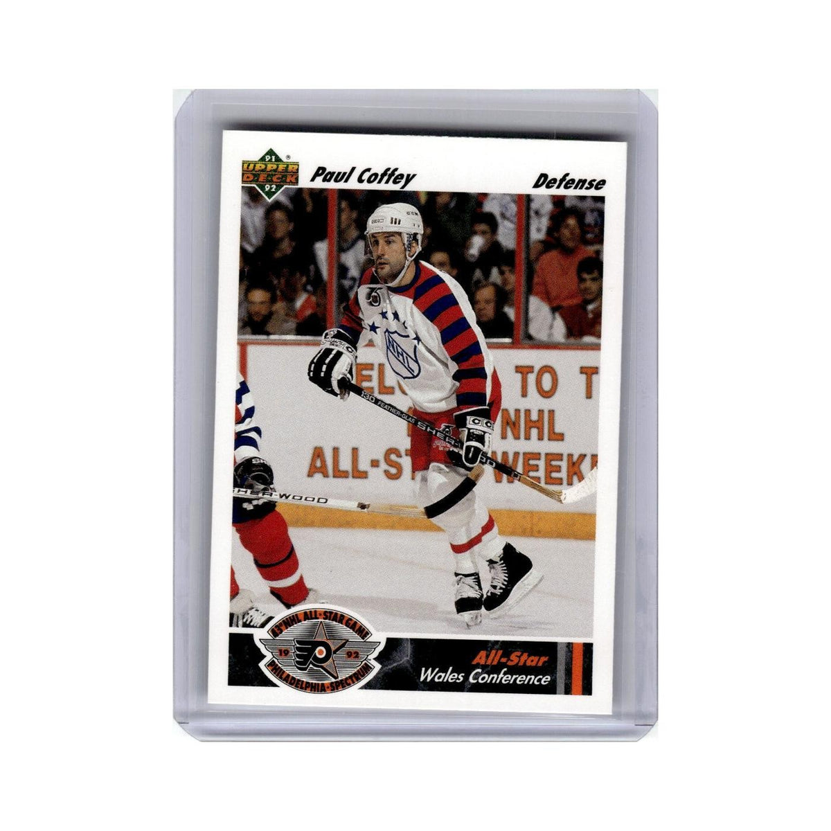 Paul Coffey 1991 Upper Deck #615 Pittsburgh Penguins Hockey Card NM