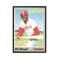 1970 Topps (Damaged) Ed Stroud Baseball Cards #506