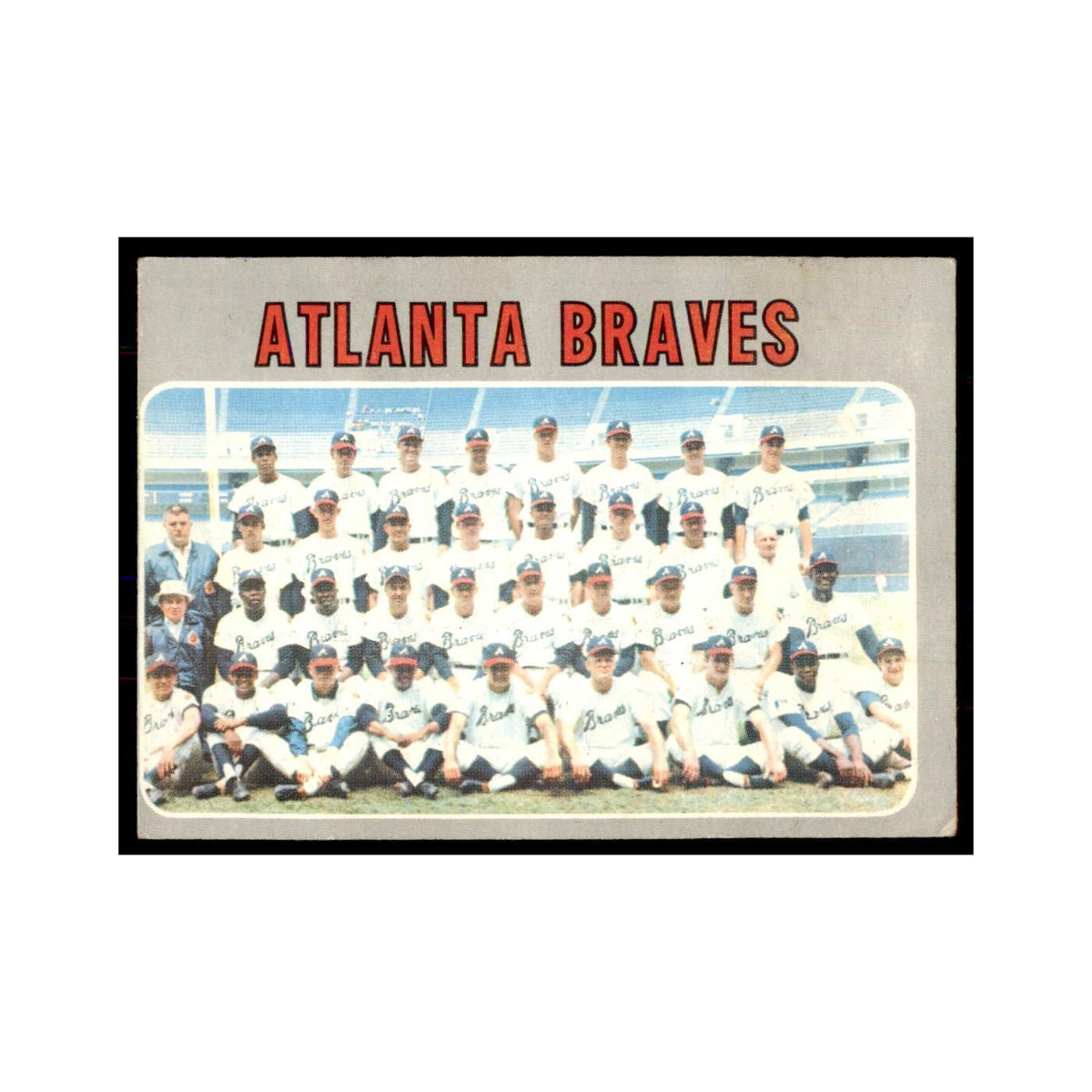 1970 Topps (Damaged) Atlanta Braves Baseball Cards #472