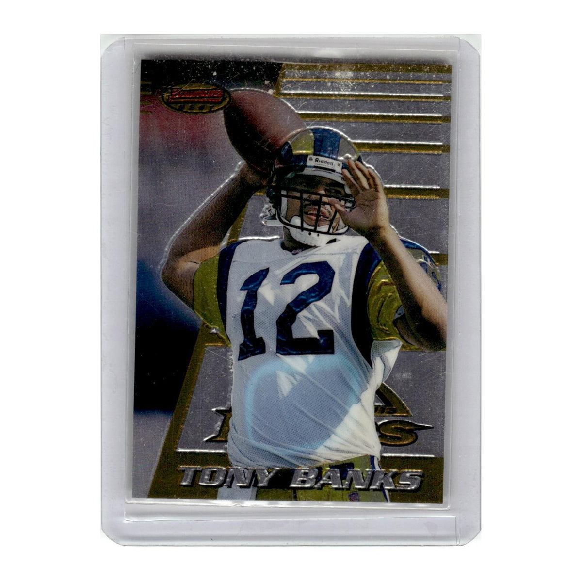 1996 Bowman's Best Tony Banks RC St. Louis Rams #136