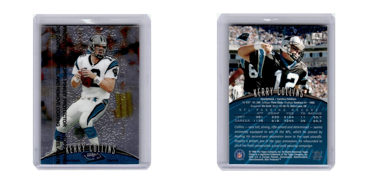 1998 Finest Kerry Collins Panthers #174