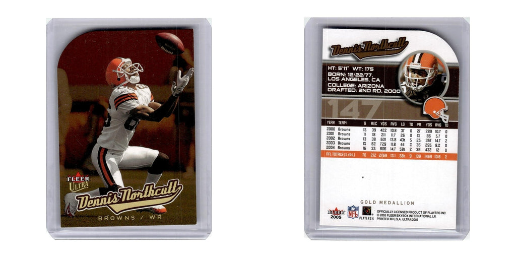 2005 Fleer Ultra Gold Medallion Dennis Northcutt Browns #147