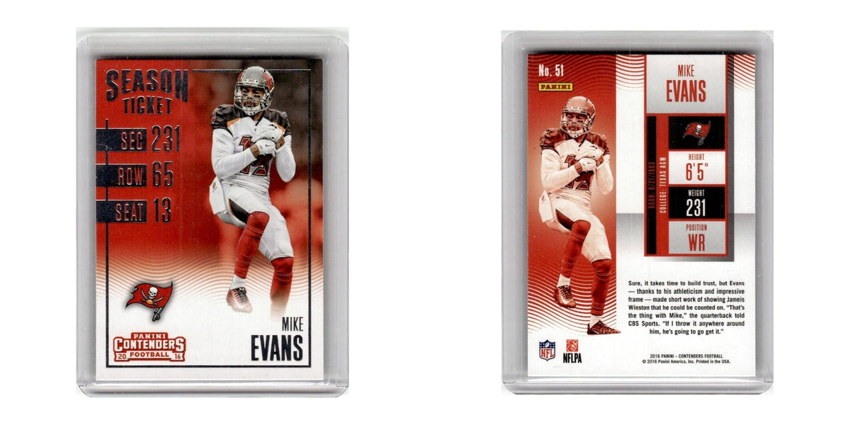 2016 Panini Contenders Mike Evans Buccaneers #51