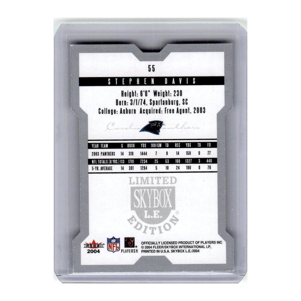 2004 Skybox Limited L.E. Stephen Davis Panthers #55