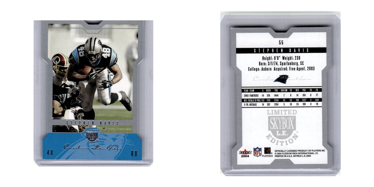 2004 Skybox Limited L.E. Stephen Davis Panthers #55