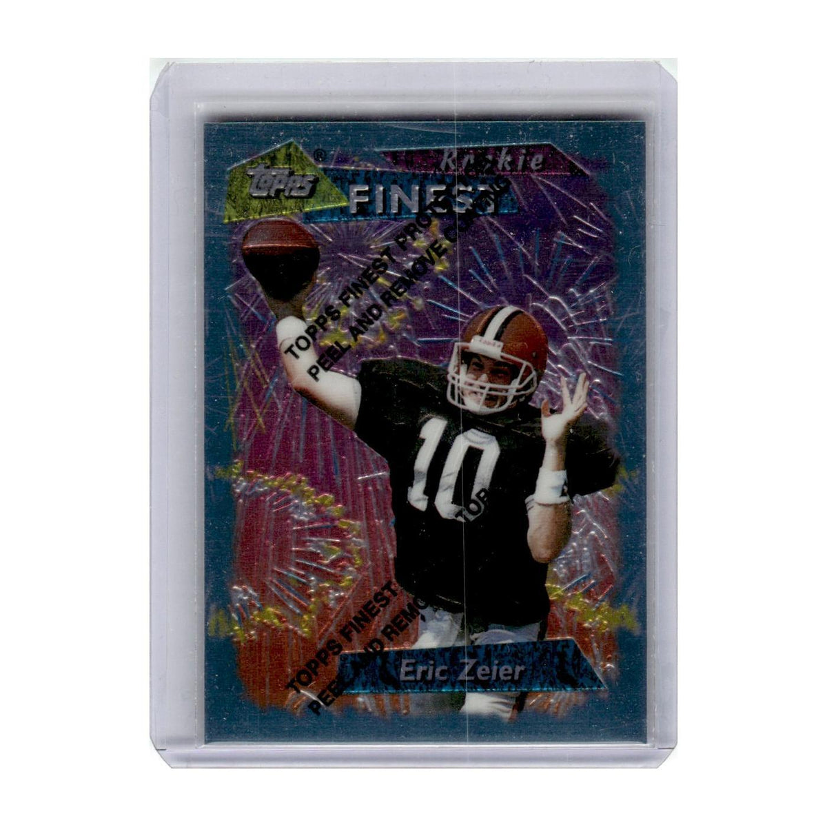 1995 Finest Eric Zeier RC Browns #248