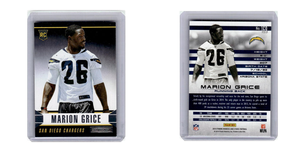 2014 Panini Rookies & Stars Marion Grice RC San Diego Chargers #169
