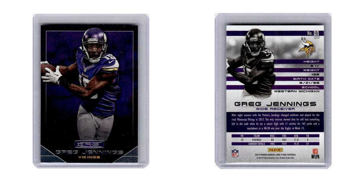 2014 Panini Rookies & Stars Greg Jennings Vikings #80