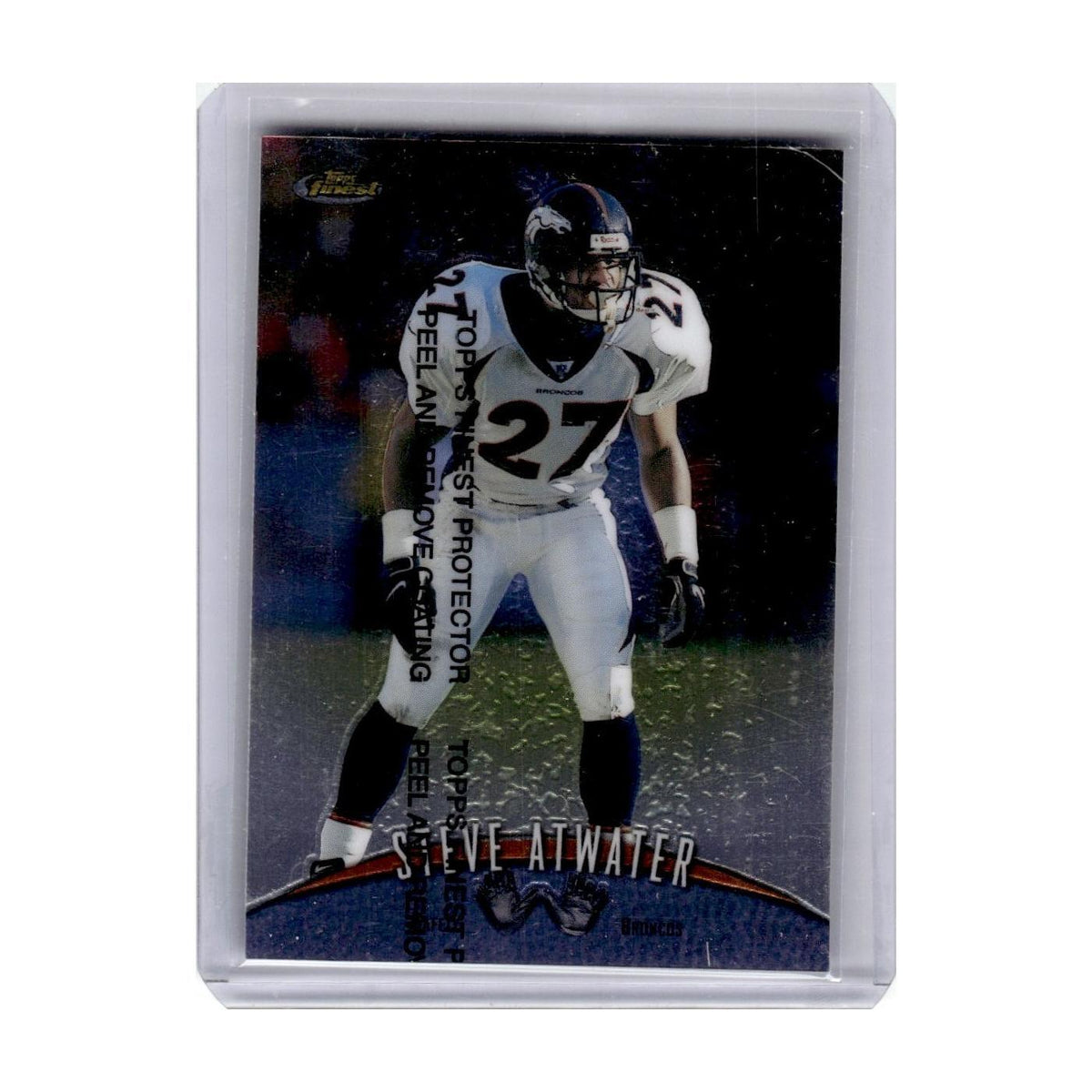 1998 Finest Steve Atwater Broncos #222