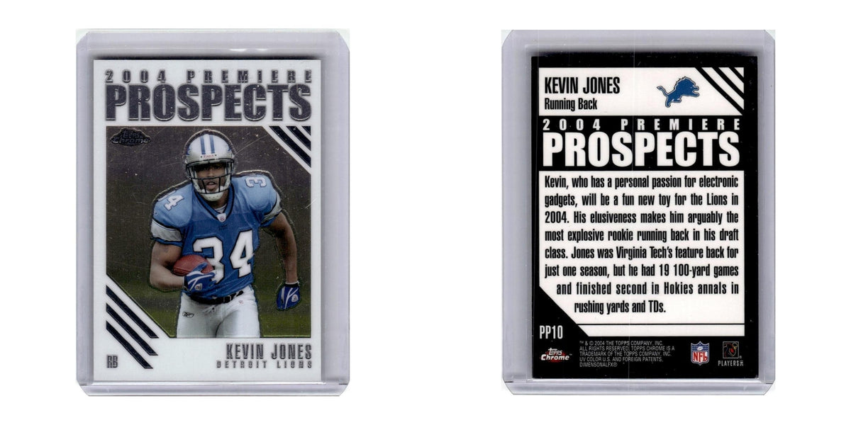 2004 Topps Chrome Premiere Prospects Kevin Jones Lions #PP10