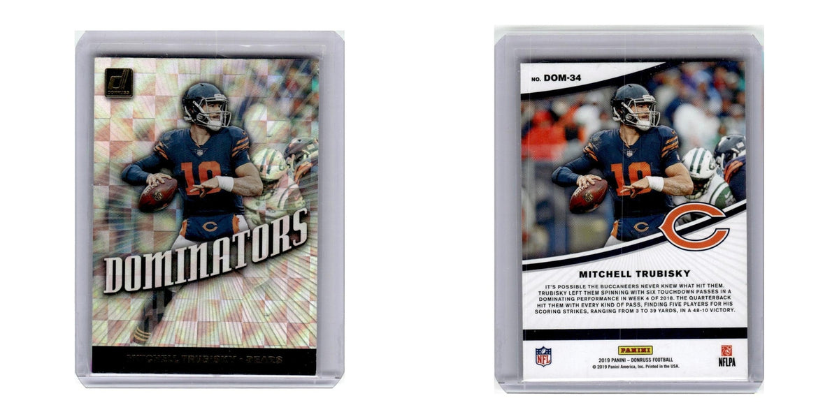 2019 Donruss Dominators Mitchell Trubisky Bears #DOM-34