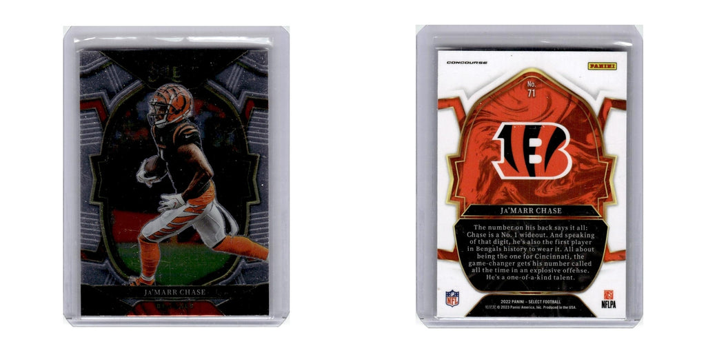 2022 Panini Select Concourse Ja'Marr Chase Bengals #71