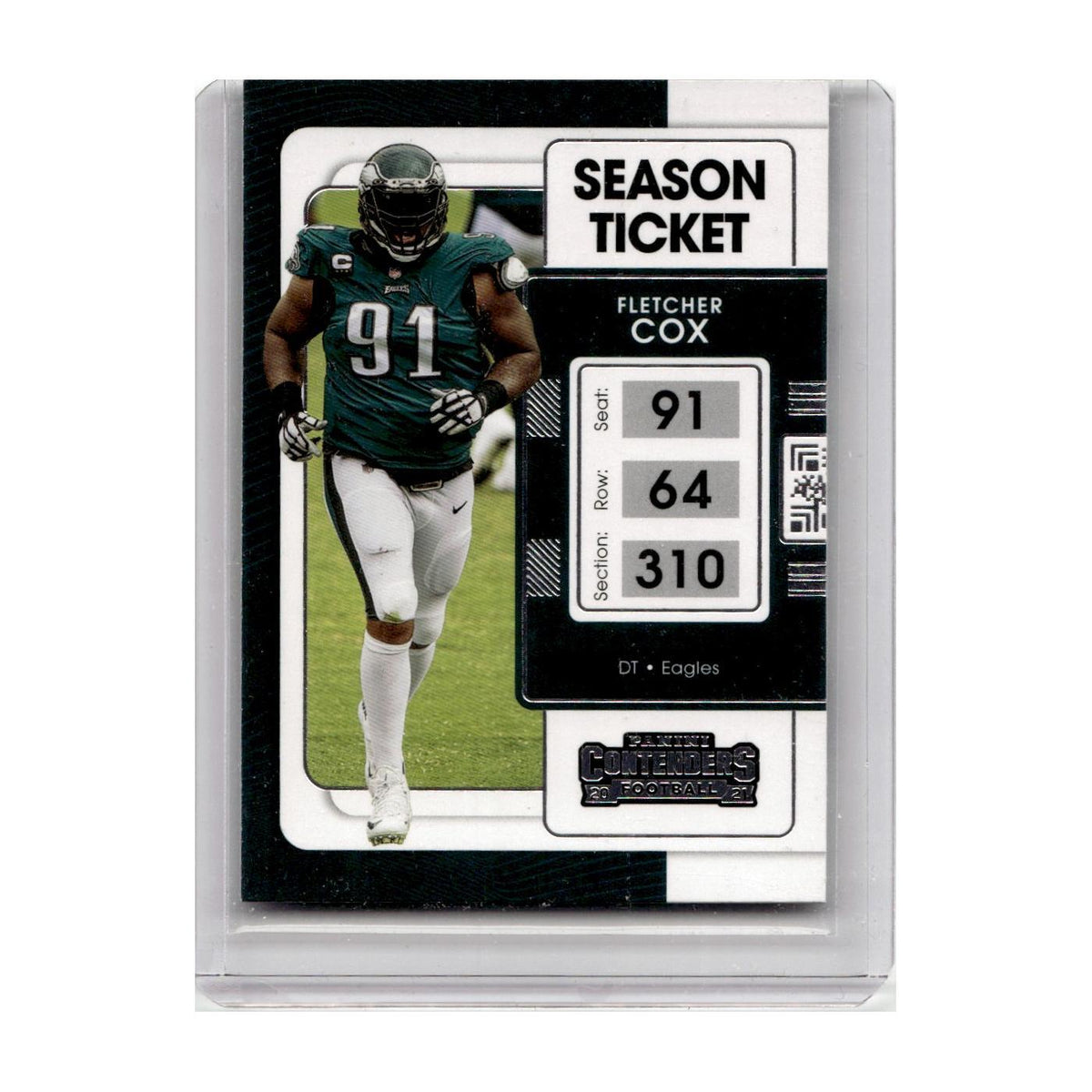 2021 Panini Contenders Fletcher Cox Eagles #81