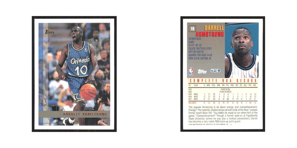 1997 Topps Darrell Armstrong Magic #10.0