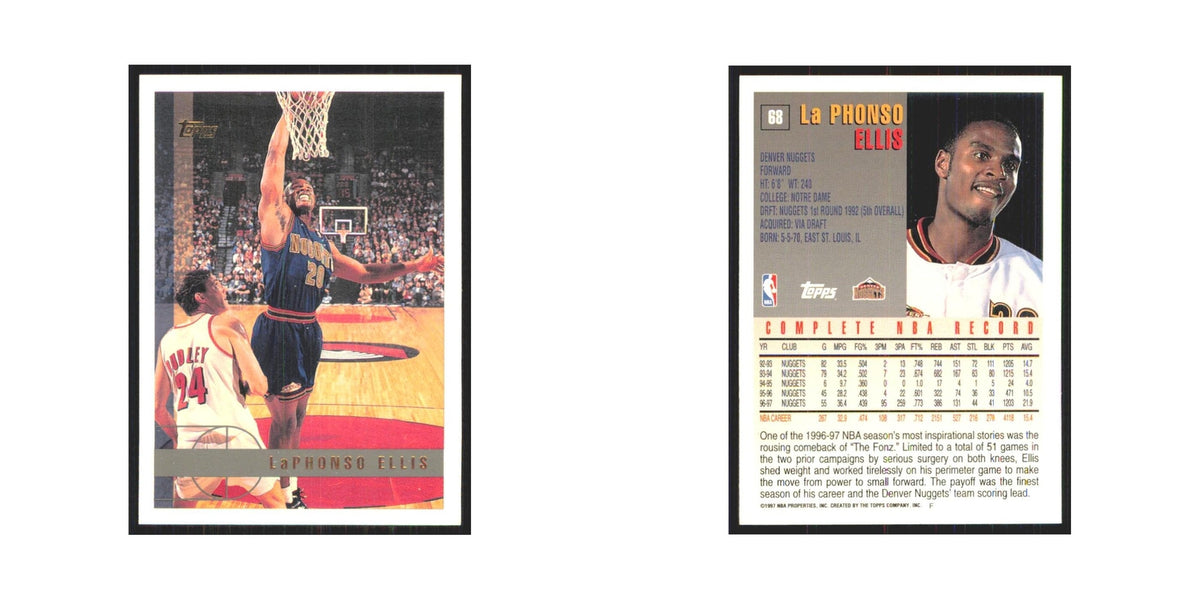 1997 Topps LaPhonso Ellis Nuggets #68.0